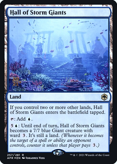 Hall of Storm Giants - Adventures in the Forgotten Realms Promos - Promo Foil