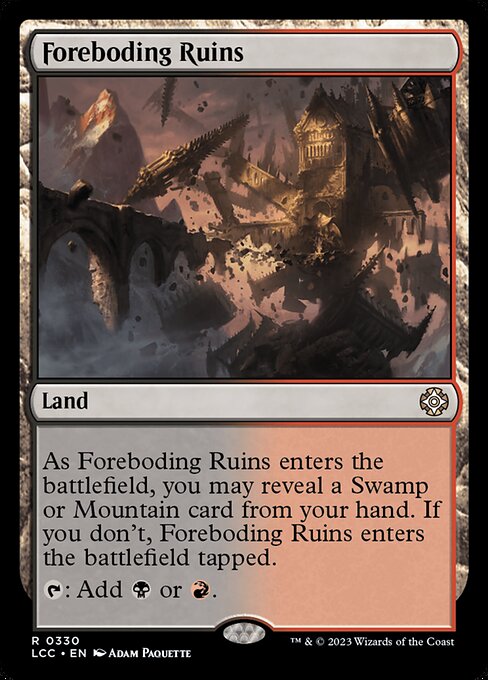 Foreboding Ruins - The Lost Caverns of Ixalan Commander