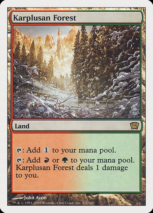 Karplusan Forest - Ninth Edition