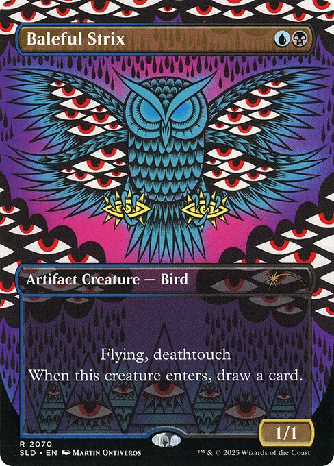 Baleful Strix - Secret Lair Drop - Borderless