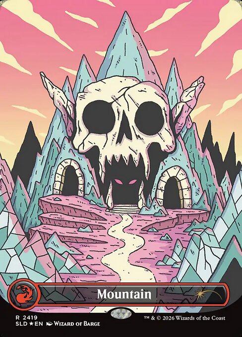 Mountain - Secret Lair Drop - Borderless