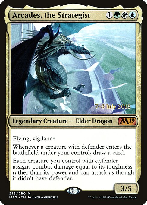 Arcades, the Strategist - Core Set 2019 Promos - Promo Foil