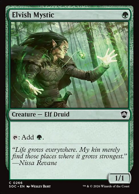 Elvish Mystic - Secrets of Strixhaven Commander