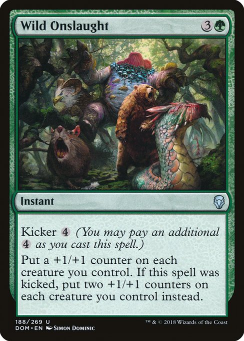 Wild Onslaught - Dominaria