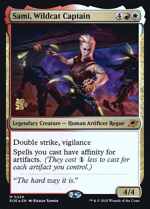 Sami, Wildcat Captain - Edge of Eternities Promos
