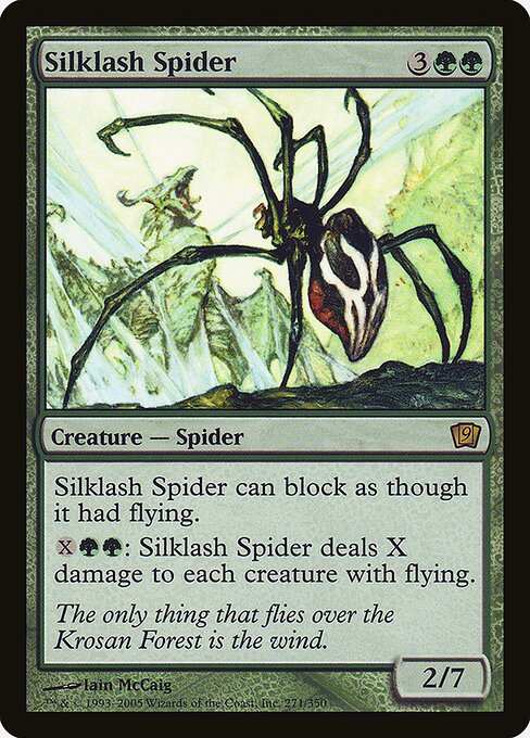 Silklash Spider - Ninth Edition - Promo Foil