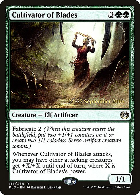 Cultivator of Blades - Kaladesh Promos - Promo Foil