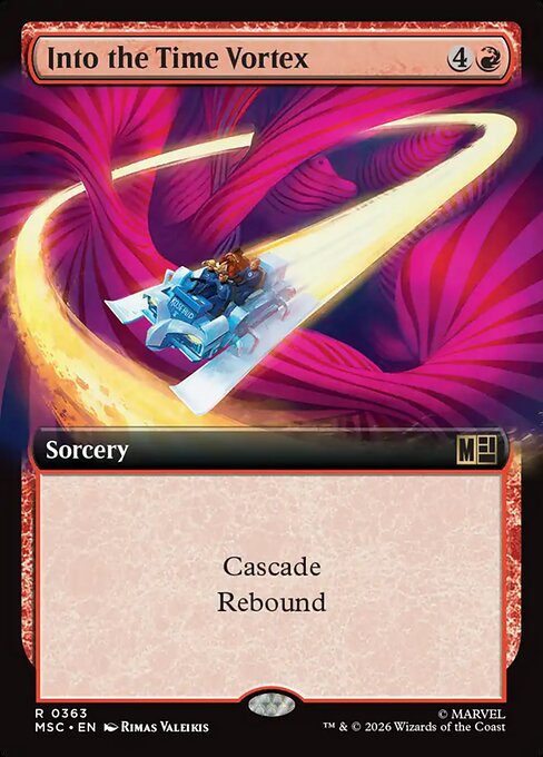 Into the Time Vortex - Marvel Super Heroes Commander - Extended Art