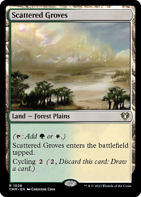 Scattered Groves - Commander Masters