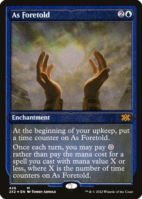 As Foretold - Double Masters 2022 - Etched Foil