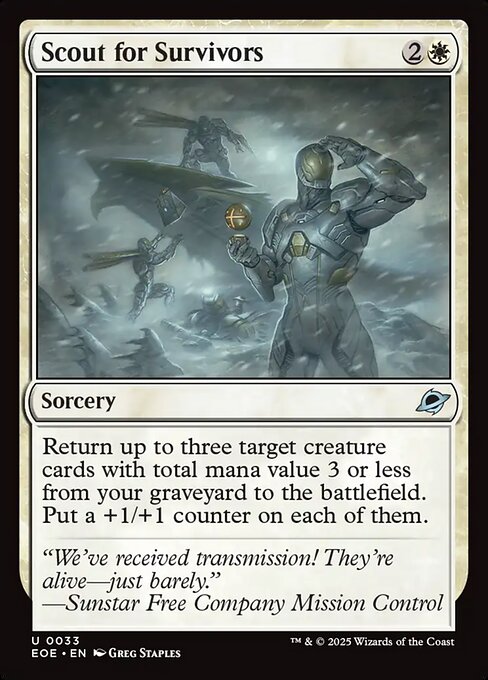Scout for Survivors - Edge of Eternities