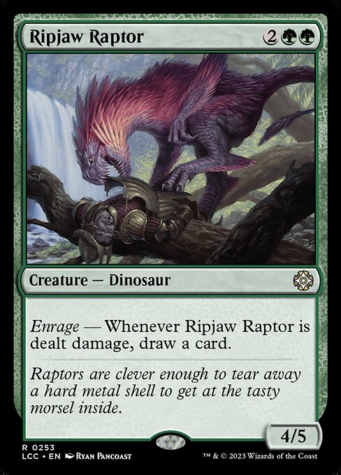 Ripjaw Raptor - The Lost Caverns of Ixalan Commander