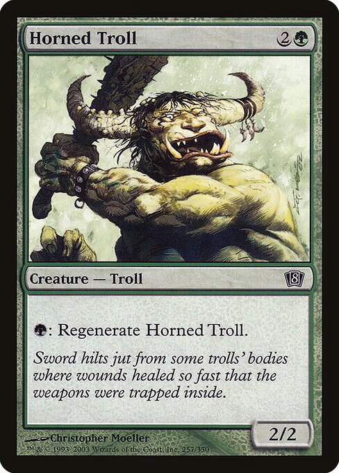 Horned Troll - Eighth Edition