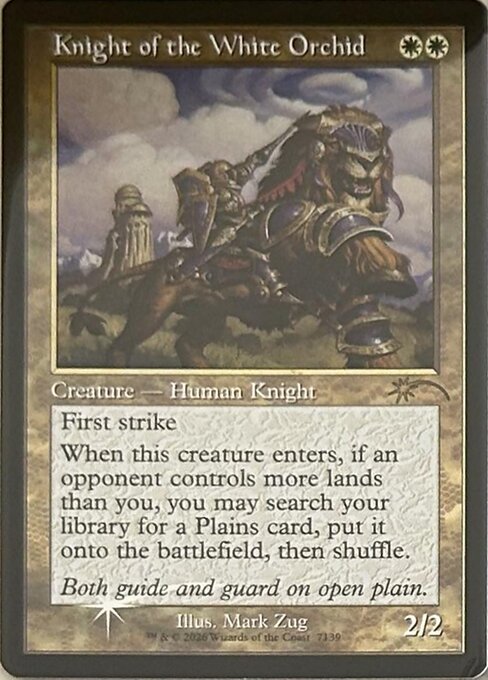Knight of the White Orchid - Secret Lair Drop