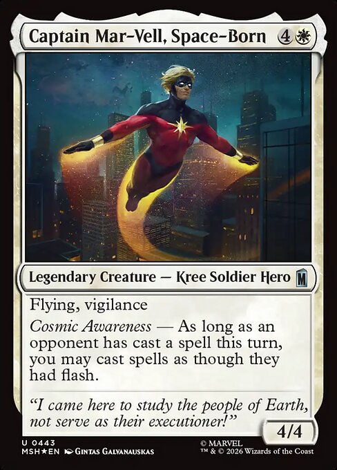 Captain Mar-Vell, Space-Born - Marvel Super Heroes - Surge Foil