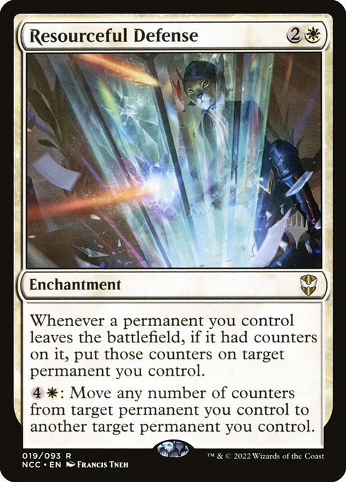 Resourceful Defense - New Capenna Commander Promos - Promo Foil