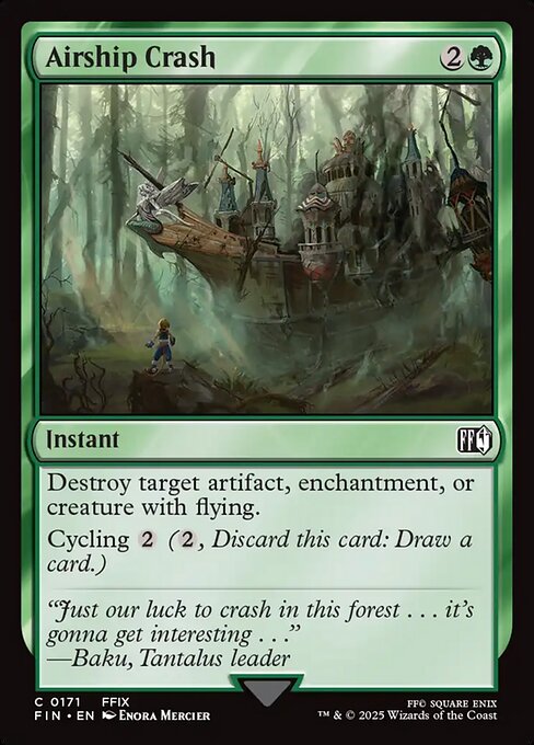 Airship Crash - Final Fantasy