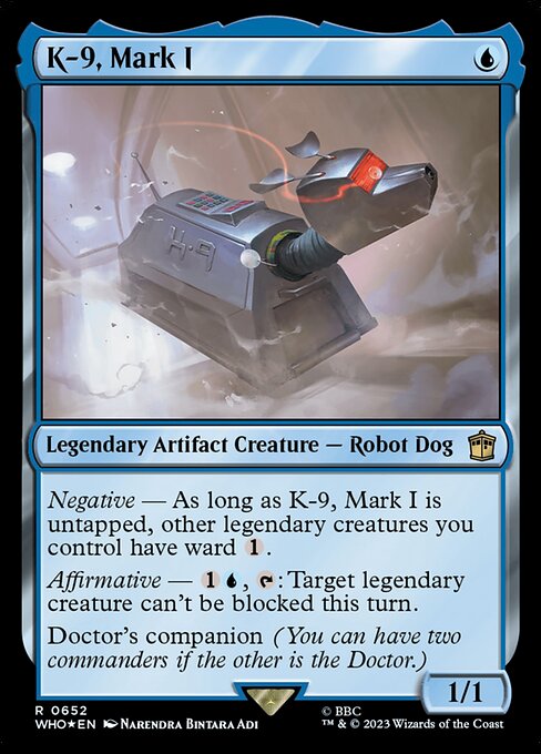 K-9, Mark I - Doctor Who - Surge Foil