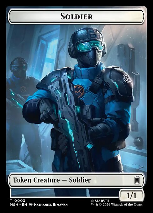 Soldier - Marvel Super Heroes Tokens