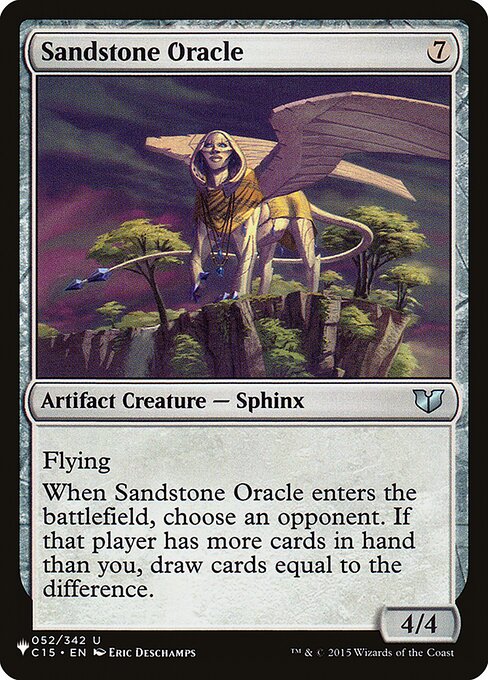 Sandstone Oracle - The List