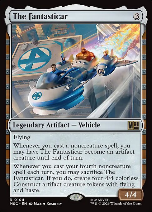 The Fantasticar - Marvel Super Heroes Commander