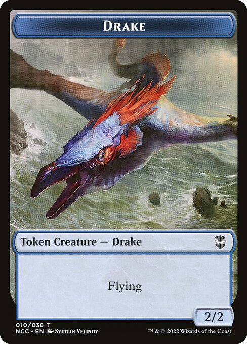 Drake - New Capenna Commander Tokens