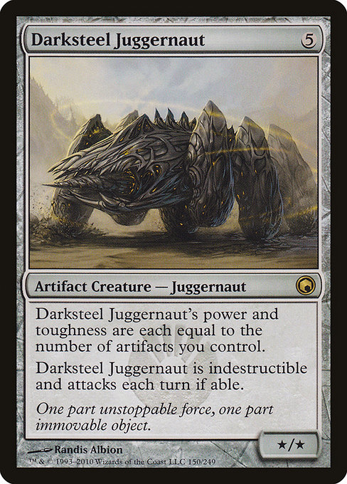 Darksteel Juggernaut - Scars of Mirrodin