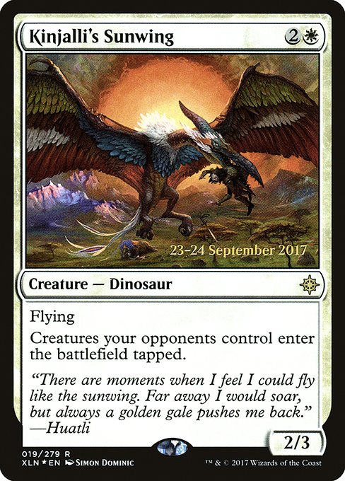 Kinjalli's Sunwing - Ixalan Promos - Promo Foil