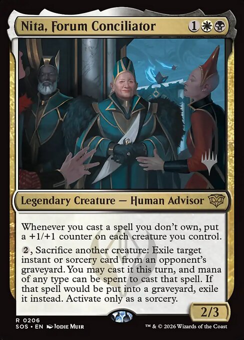 Nita, Forum Conciliator - Secrets of Strixhaven Promos
