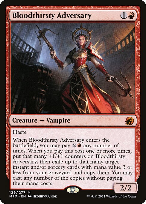 Bloodthirsty Adversary - Innistrad: Midnight Hunt