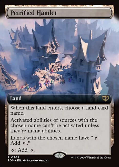 Petrified Hamlet - Secrets of Strixhaven - Extended Art
