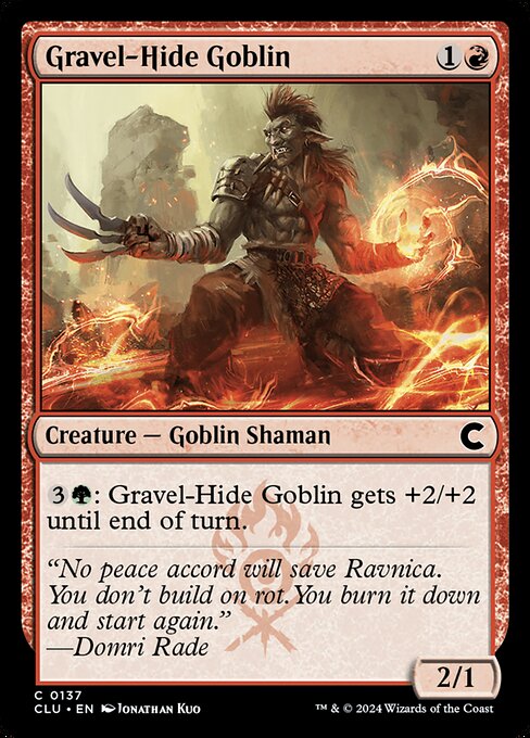 Gravel-Hide Goblin - Ravnica: Clue Edition