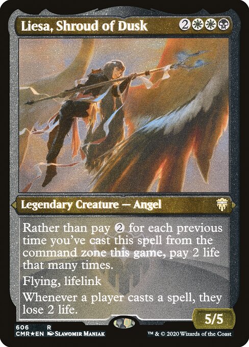 Liesa, Shroud of Dusk - Commander Legends - Etched Foil