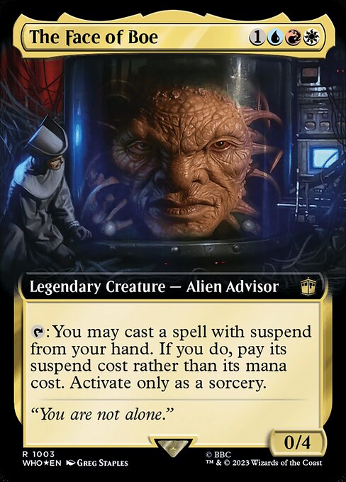 The Face of Boe - Doctor Who - Surge Foil