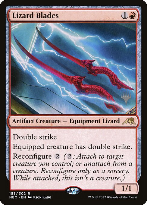 Lizard Blades - Kamigawa: Neon Dynasty Promos