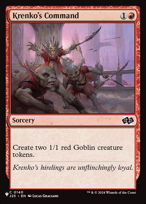 Krenko's Command - The List