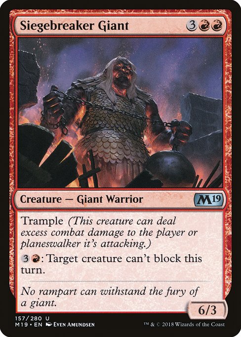 Siegebreaker Giant - Core Set 2019