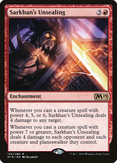 Sarkhan's Unsealing - Core Set 2019