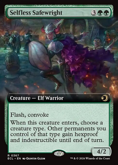 Selfless Safewright - Lorwyn Eclipsed - Extended Art