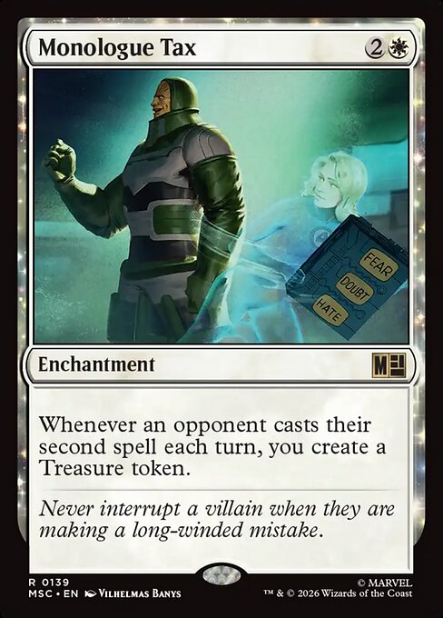 Monologue Tax - Marvel Super Heroes Commander