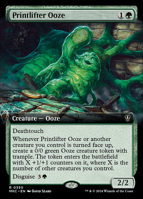 Printlifter Ooze - Murders at Karlov Manor Commander - Extended Art