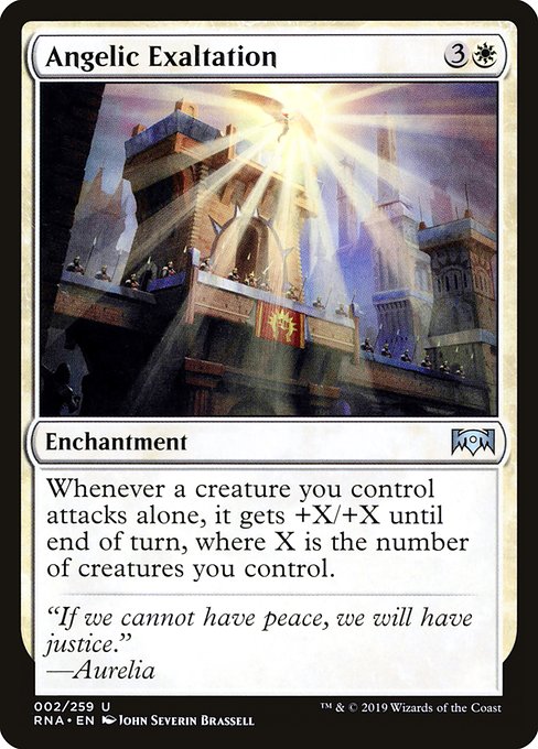 Angelic Exaltation - Ravnica Allegiance