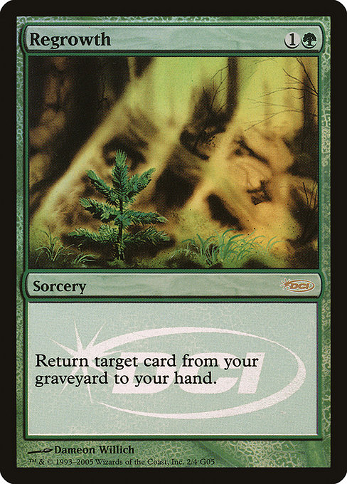 Regrowth - Judge Gift Cards 2005