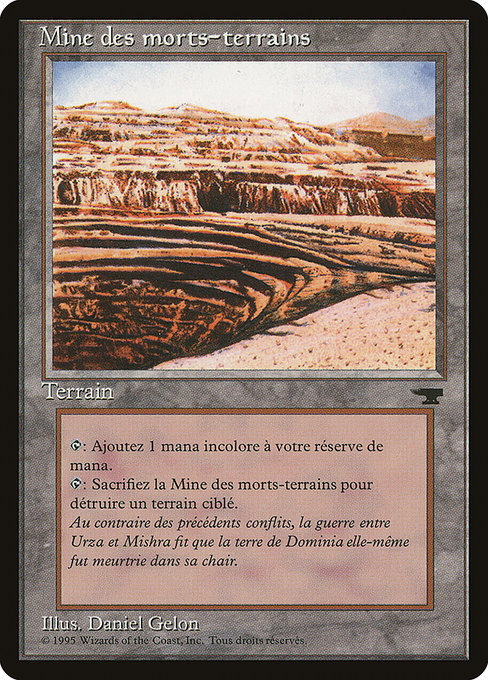 Mine des morts-terrains (Strip Mine) - Renaissance