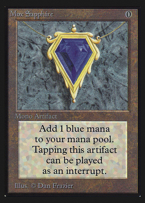 Mox Sapphire - Intl. Collectors' Edition
