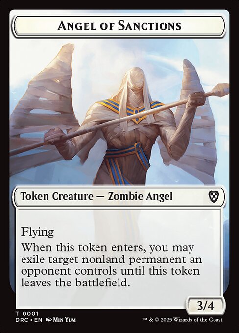 Angel of Sanctions - Aetherdrift Commander Tokens