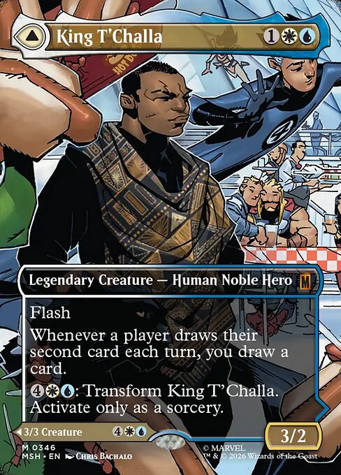 King T'Challa // Black Panther, Hope Enduring - Marvel Super Heroes - Borderless