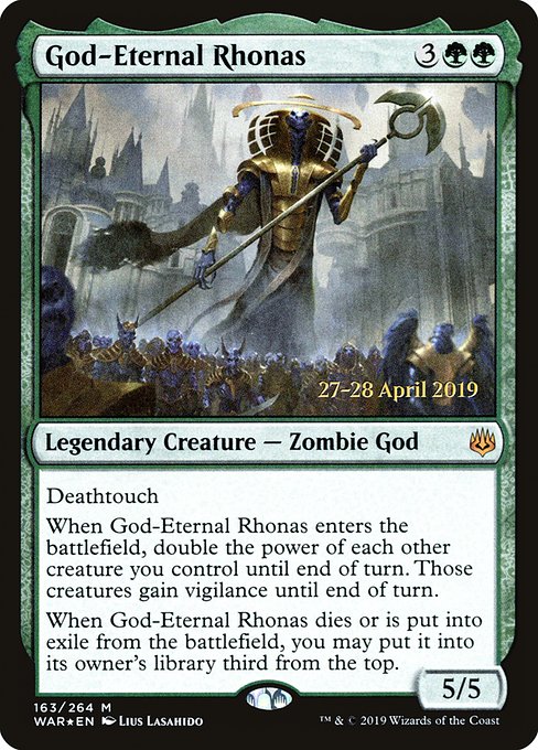 God-Eternal Rhonas - War of the Spark Promos