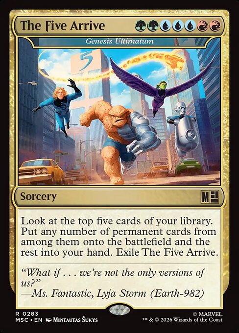 The Five Arrive (Genesis Ultimatum) - Marvel Super Heroes Commander