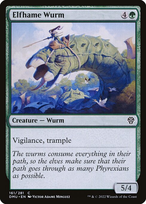 Elfhame Wurm - Dominaria United